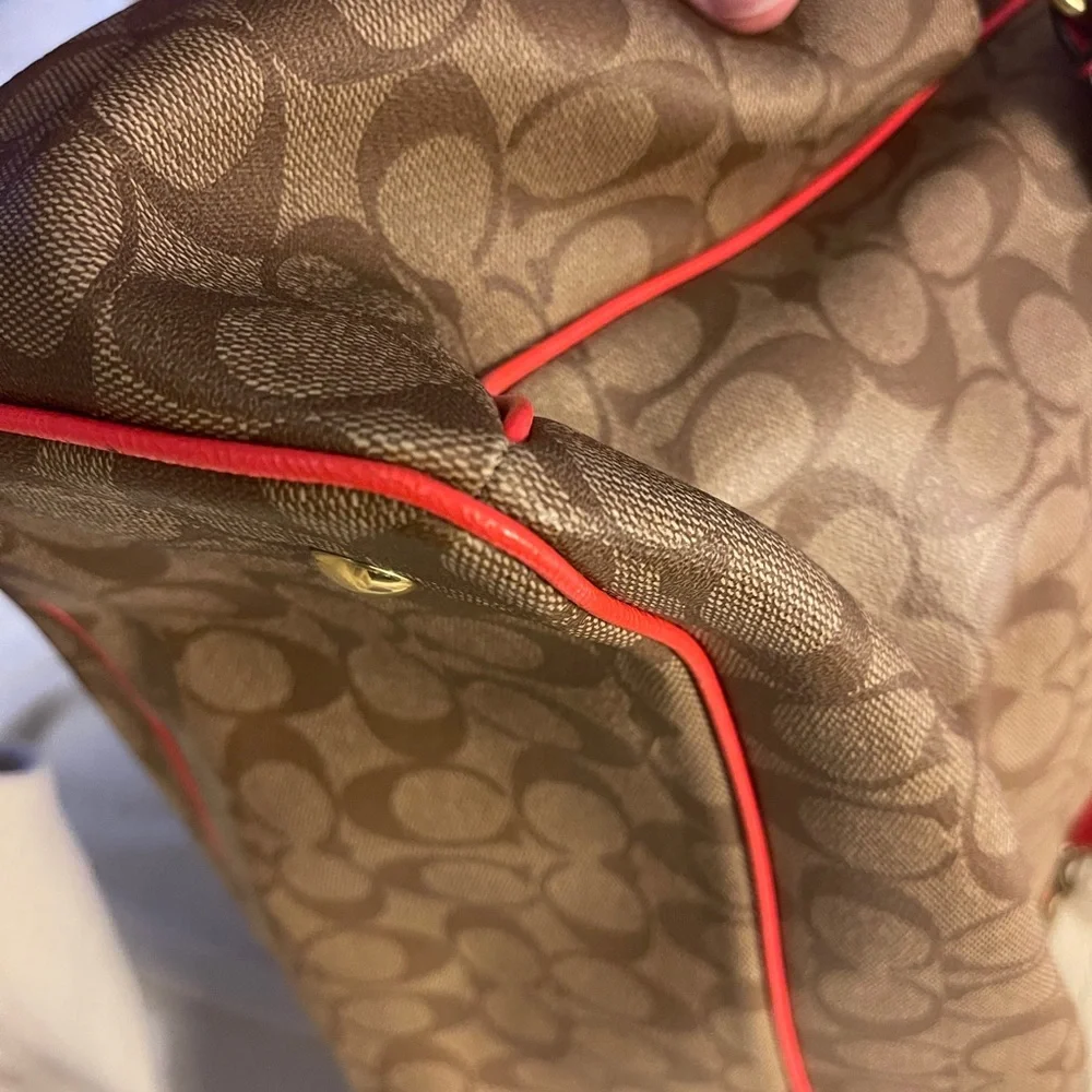 COACH Diaper / Gym / Laptop / Travel Shoulder Bag Tote - Picture 10 of 16